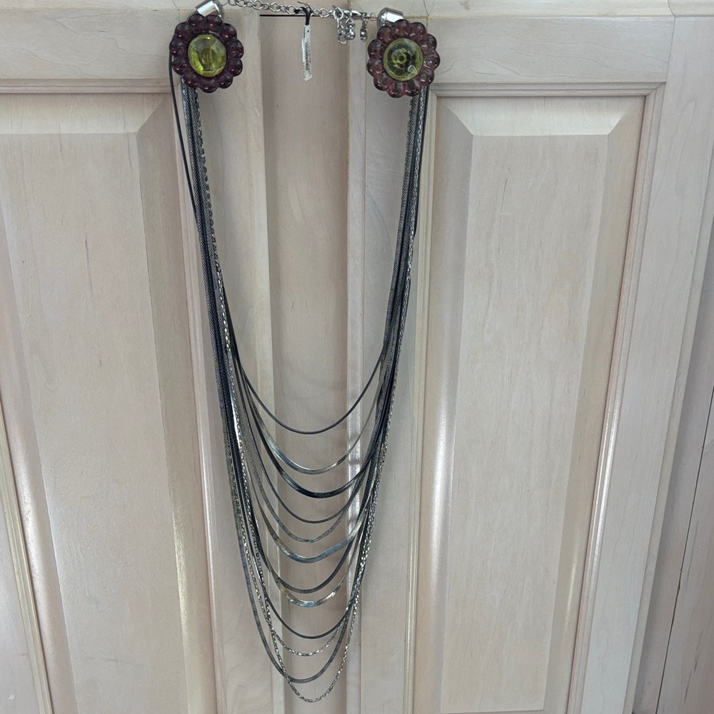 Chico's Silver and Multi-Strand Necklace